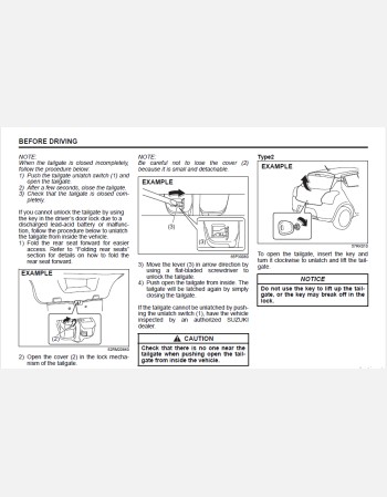 suzuki swift 2018-2021 owners manual